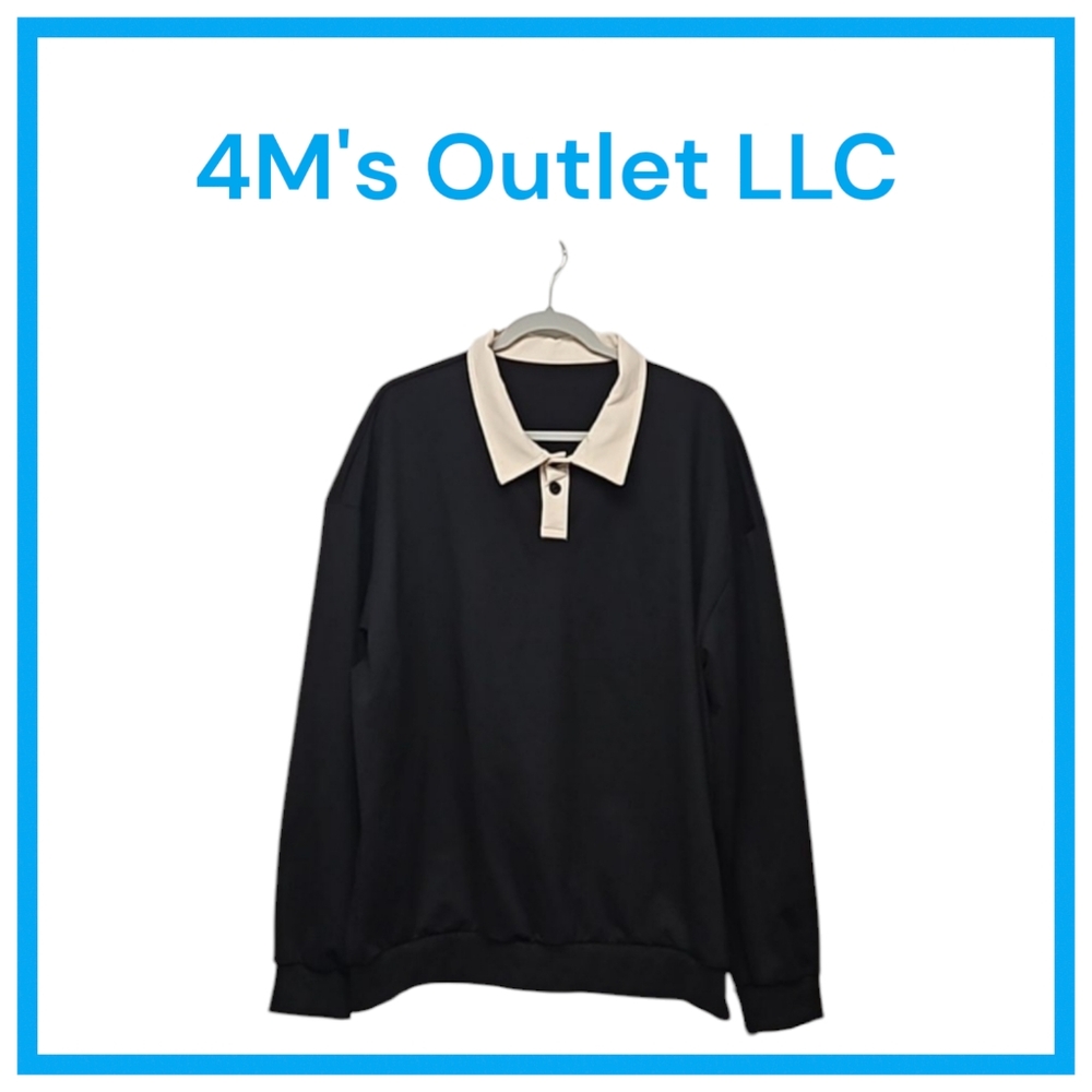 Zaful Men's Long Sleeve Polo